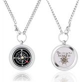 Custom Engraved Compass Locket | Personalized Gift